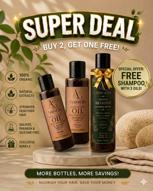 Buy 2 Oils, Get 1 Shampoo FREE!
